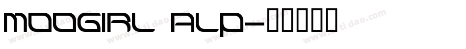 MOOGIRL ALP字体转换
